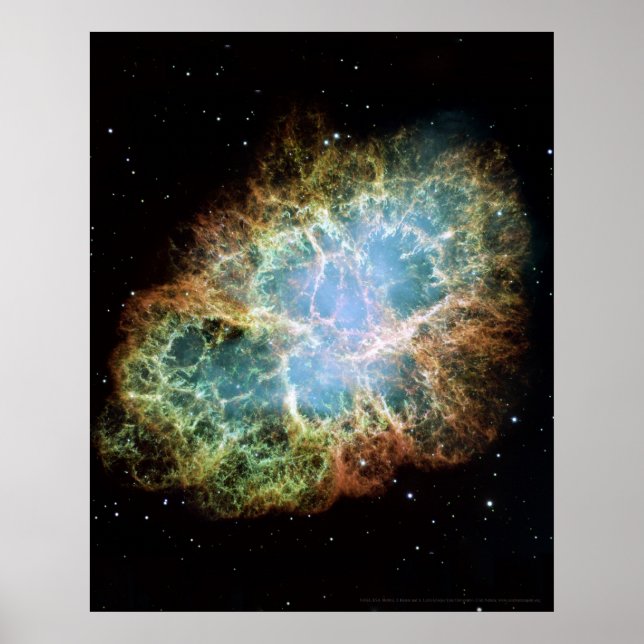 Affiche Nebula du crabe 16x20 (12x18) (Devant)
