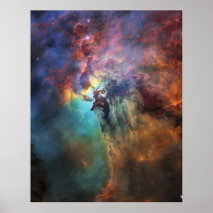 Affiche Nebula lagune à Sagittarius dans le Centre Galacti