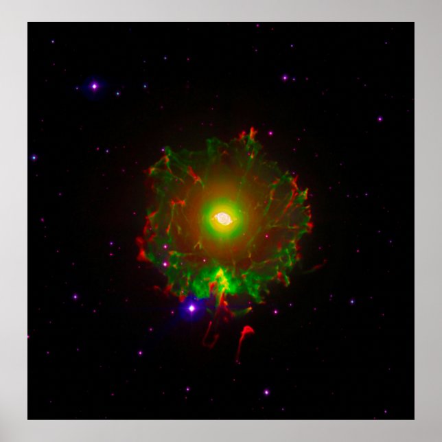 Affiche Nebula oculaire du chat ou composite couleur NGC 6 (Devant)