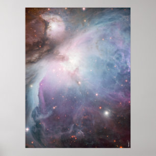 Affiche Nebula Orion Astronomy blue brown beige sky stars