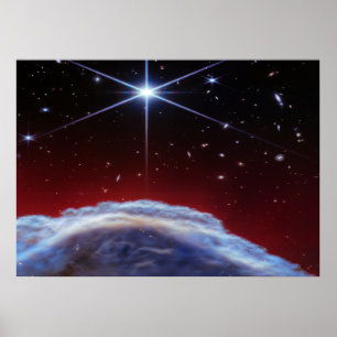 Affiche Nébuleuse de l'espace profond et cosmos en éruptio