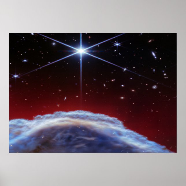 Affiche Nébuleuse de l'espace profond et cosmos en éruptio (Devant)