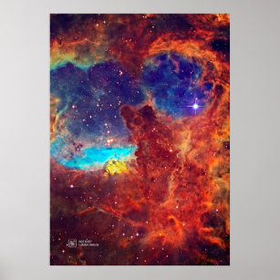 Affiche Nébuleuse du homard, NGC 6357