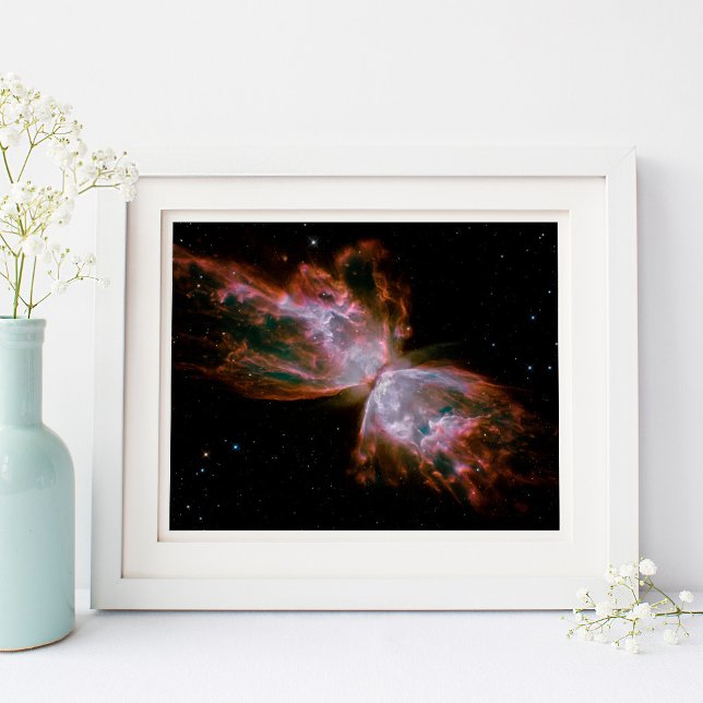 Affiche Nébuleuse du Papillon 10x8 Photo de l'espace (Butterfly Nebula 10x8 Space Photo Poster)