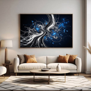 Affiche Nébuleuse Fractalis