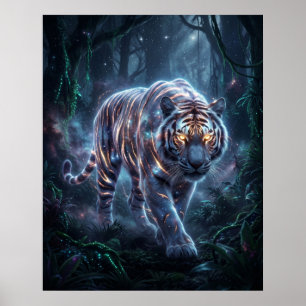 Affiche Nébuleuse Jungle du Tigre Cosmique