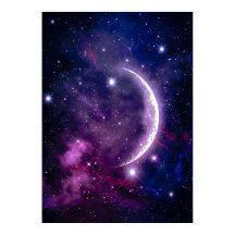Nébuleuse Mystique de la Lune Croissante Cosmique