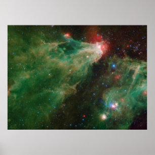 Affiche Nébuleuse verte Cepheus B et C