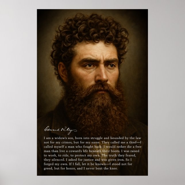 Affiche Ned Kelly : Le testament de l'hors-la-loi (Devant)