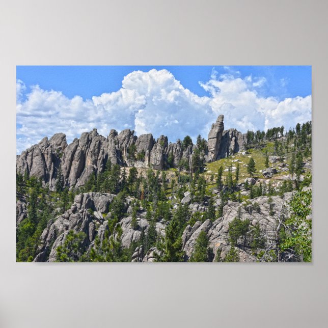 Affiche Needles Highway, Black Hills, South Dakota (Devant)
