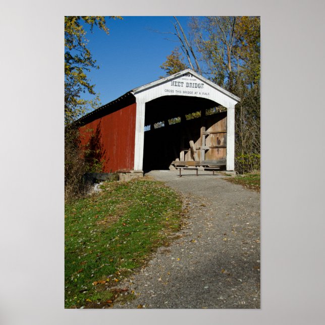 Affiche Neet Covered Bridge Parke County IN (Devant)