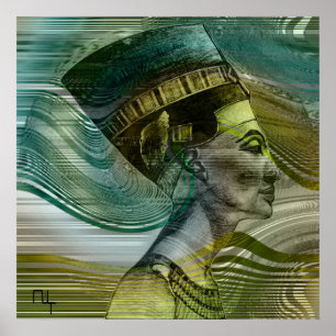 Affiche Nefertiti a indiqué