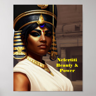 Affiche Nefertiti, Beauté & Puissance