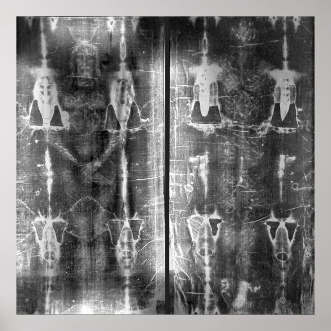 Affiche Negative Photo Shroud of Turin Crucifixion (Devant)
