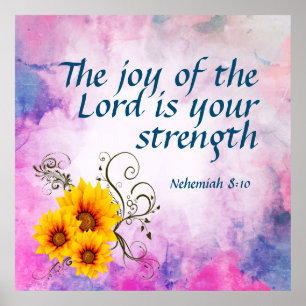 Affiche Néhémie 8:10