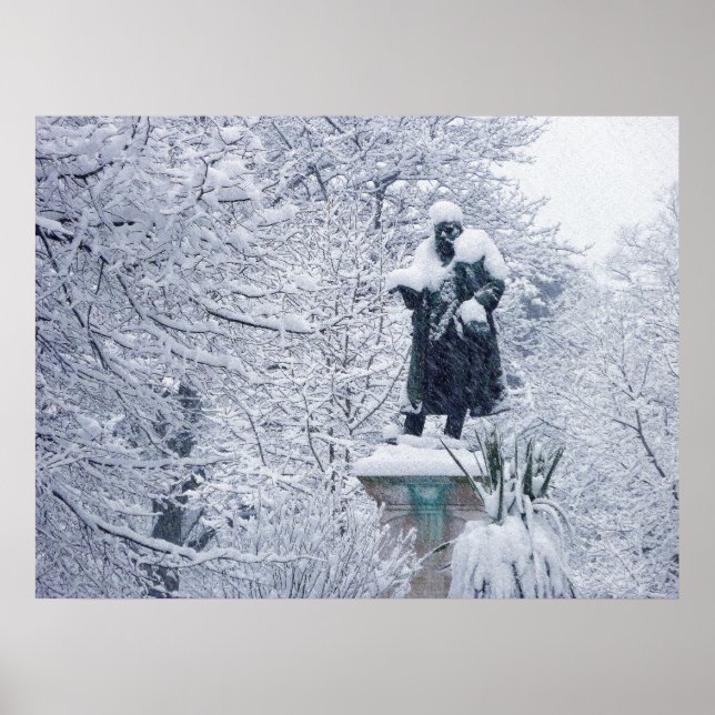 Affiche Neige à Cardiff (Devant)