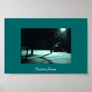 Affiche Neige de Detroit