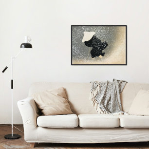 Affiche Neige De Momoyogusa Art Japonais Vintage