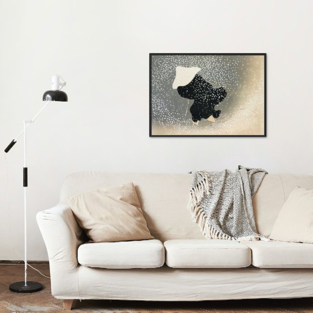 Affiche Neige De Momoyogusa Art Japonais Vintage (Créateur téléchargé)