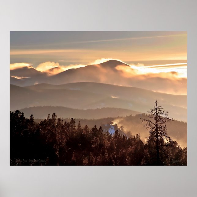 Affiche Neige dérivante - James Peak, Colorado (Devant)