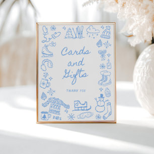 Affiche Neige en amour Cartes et cadeaux Whimsical