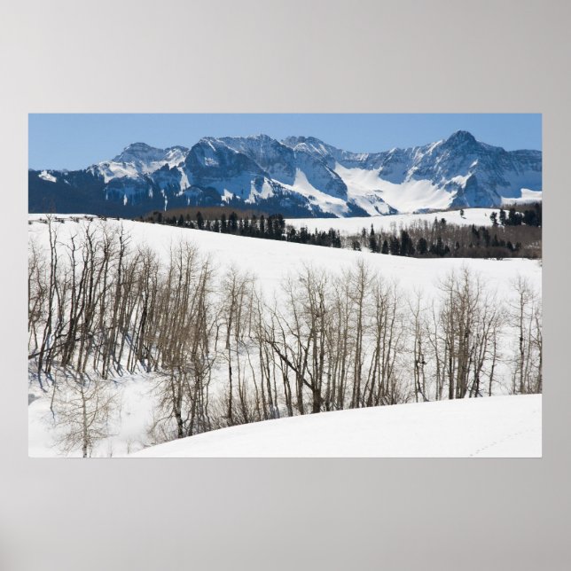 Affiche Neige sur Dallas Divide (Devant)