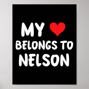 Affiche Nelson - Mon Coeur Appartient À Nelson - Amour