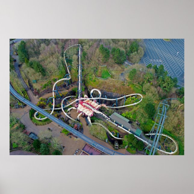 Affiche Nemesis Drone | Alton Towers Resort (Devant)