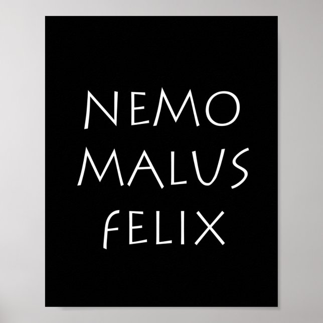 Affiche Nemo malus felix (Devant)