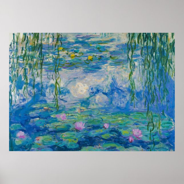 Affiche Nénuphar, 1916-1919 par Claude Monet (Devant)