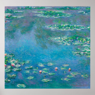 Affiche Nénuphars de Claude Monet Fine Art Painting
