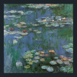 Affiche Nénuphars de Claude Monet, Fleurs Vintages<br><div class="desc">Nénuphar (1916) par Claude Monet. Water Lilies est un impressionisme vintage de peinture florale d'art. Jardin fleuri de la saison de printemps de Monet à Giverny, France. Ce paysage est l'une des nombreuses variations de peintures de nénuphars que Monet peint par son étang. À propos de l'artiste : Claude Monet...</div>