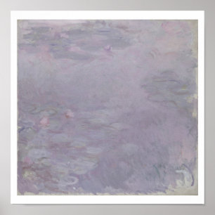 Affiche Nénuphars de couleur claire de Claude Monet  