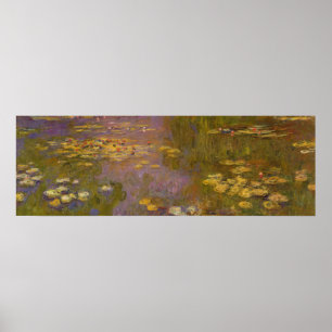 Affiche Nénuphars Nympheas de Claude Monet  