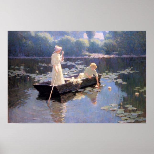 Affiche Nénuphars par Abbott Fuller Graves (Devant)
