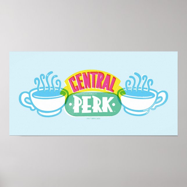 Affiche Neon Central Perk Logo (Devant)