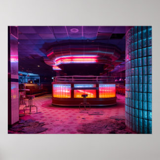 Affiche Neon Diner