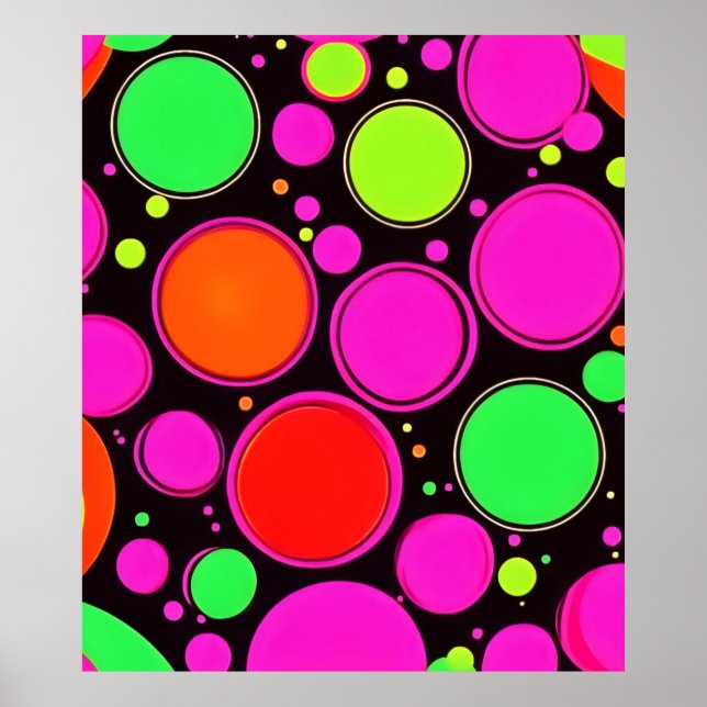 Affiche Neon Dot (Devant)