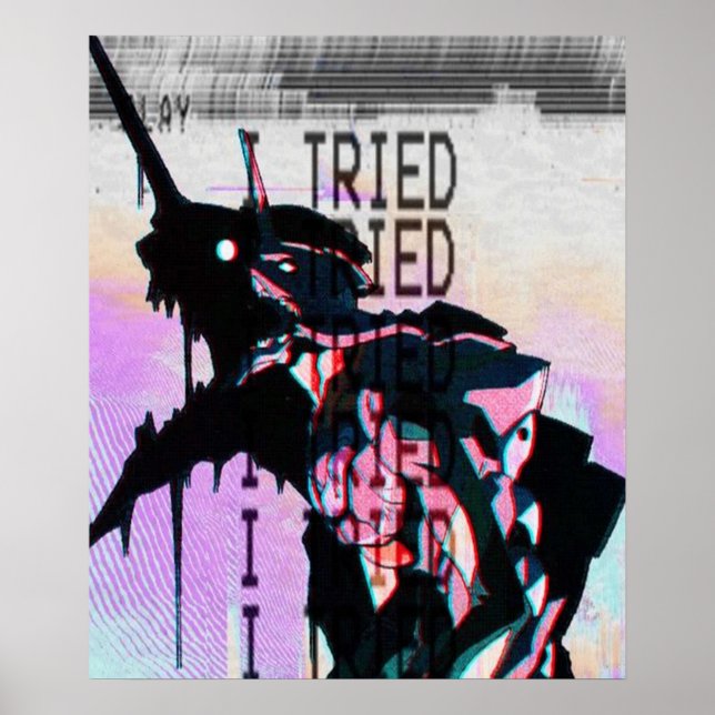 Affiche Neon Genesis Evangelion Unit One I Essayer (Devant)