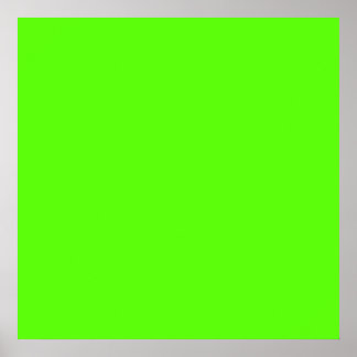Affiche Neon Green haute visibilité