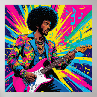 Affiche Neon Groove Collective – Psykedelisk Konst & Musik