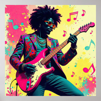 Affiche Neon Groove Collective – Psykedelisk Konst & Musik