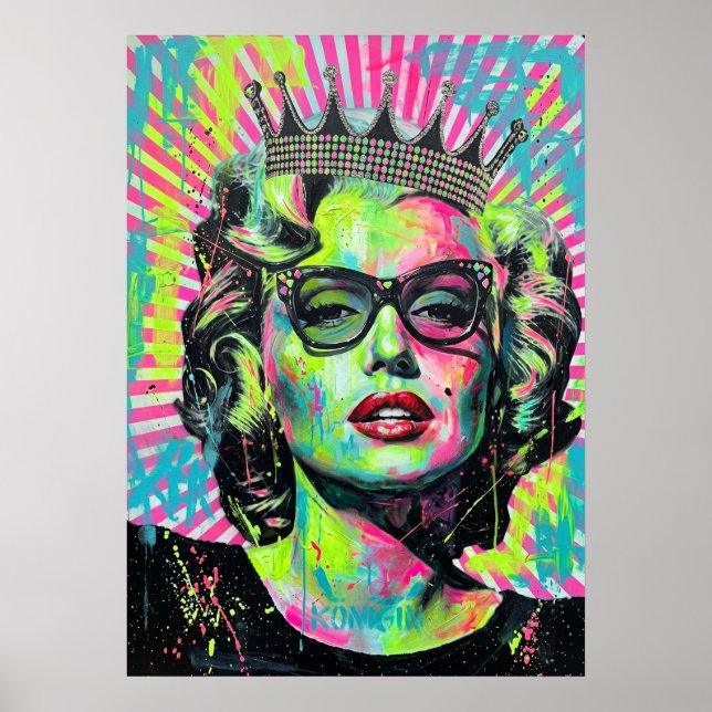 Affiche Neon Monroe (Devant)