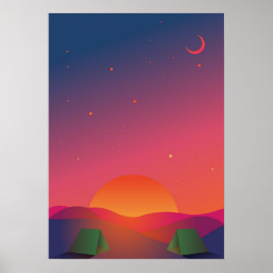Affiche Neon Night Sky Neon Artiste Neon Led Signes Neon G