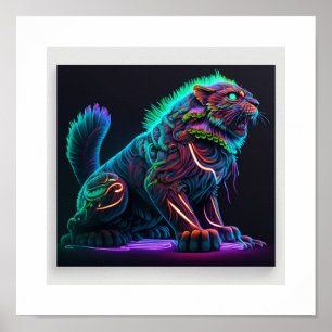Affiche Neon Sphinx