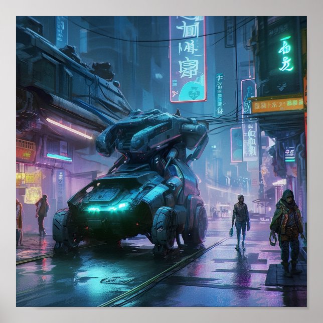 Affiche Neon Tokyo Nights (Cyber Edition) (Devant)