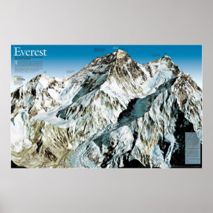 Affiche " Népal : 2003/aujourd'hui Himalaya - Mont Everest