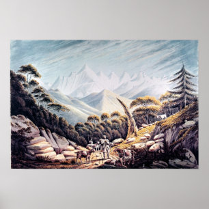 Affiche Nepalese Herdsmen in the Himalayas, 1826