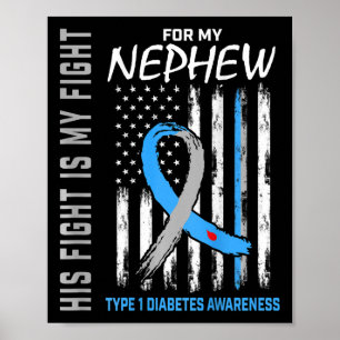 Affiche Nephew Type One Diabetes Awareness American Flag B