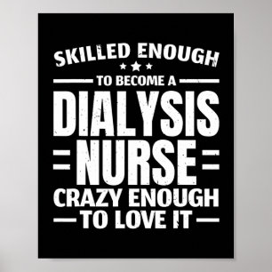 Affiche Néphrologie Infirmière Dialyse Infirmière Médicale